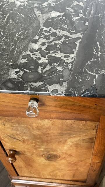 Antique Marble Bedside Table