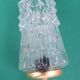 Large vintage gold four-light wall sconce