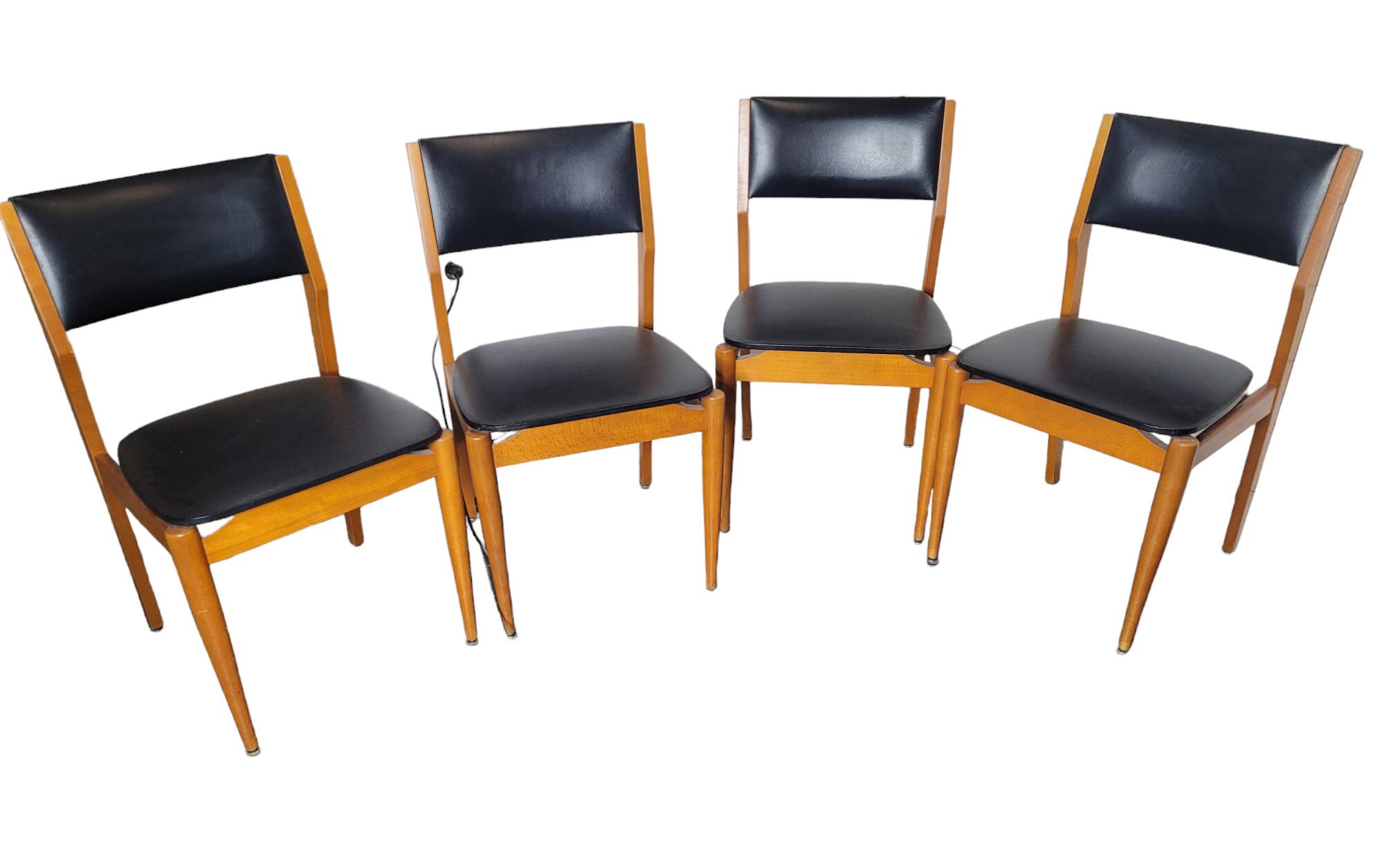 4 chaises scandinave des années 60