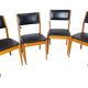 4 chaises scandinave des années 60