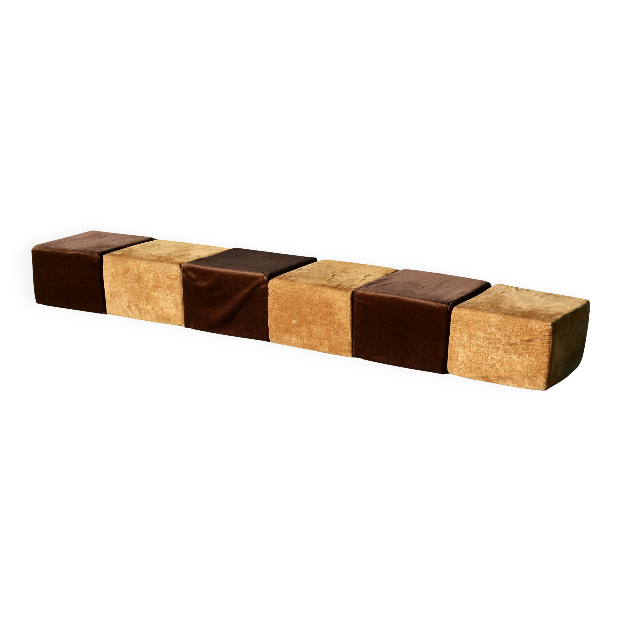 Minimalist sofa, 1970s, modular.
