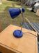 Lampe de table bleue du milieu du siècle, années 1970