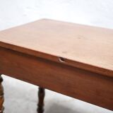 Vintage wooden desk side table