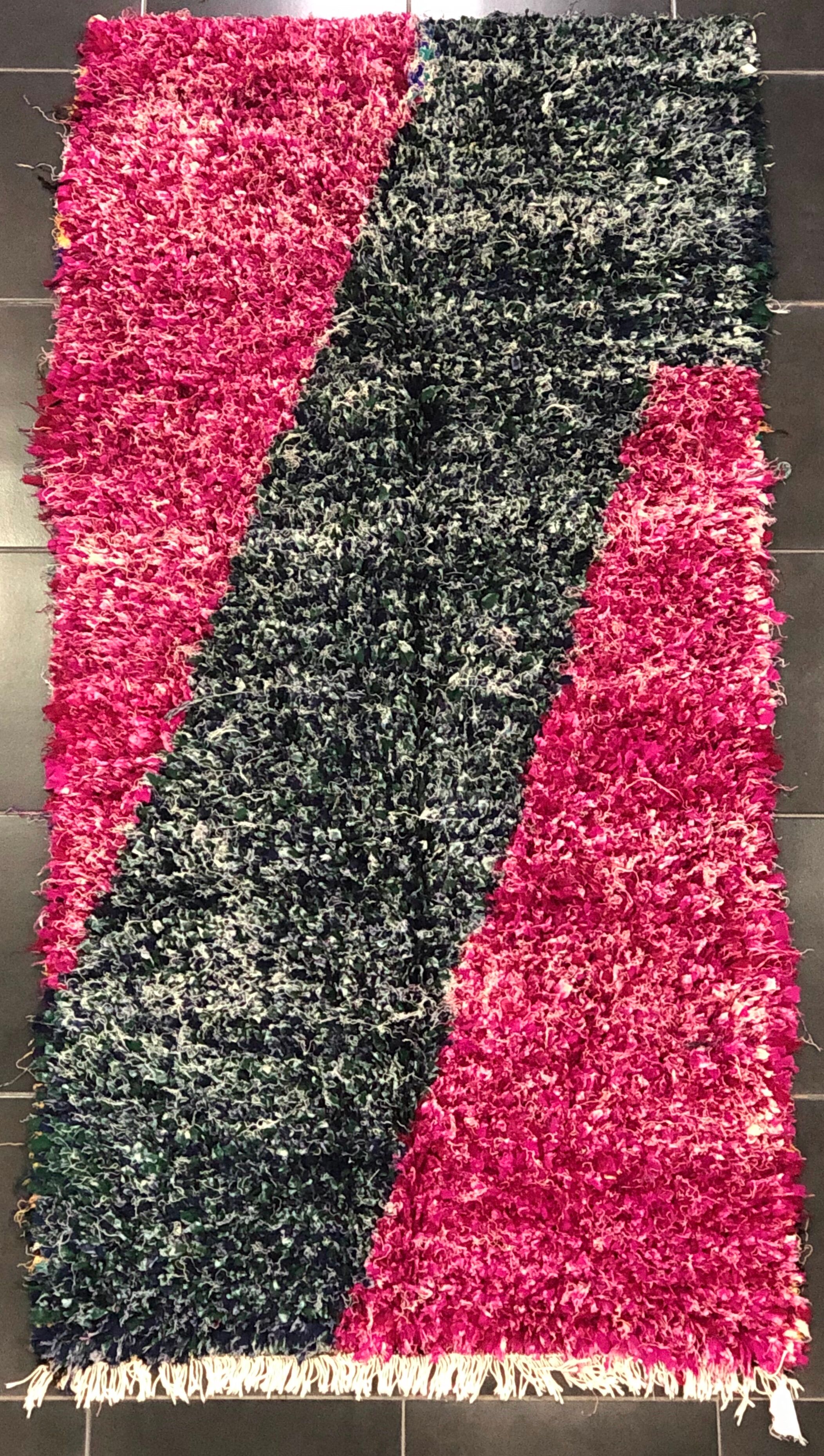 Moroccan butchery carpet 106x200 cm