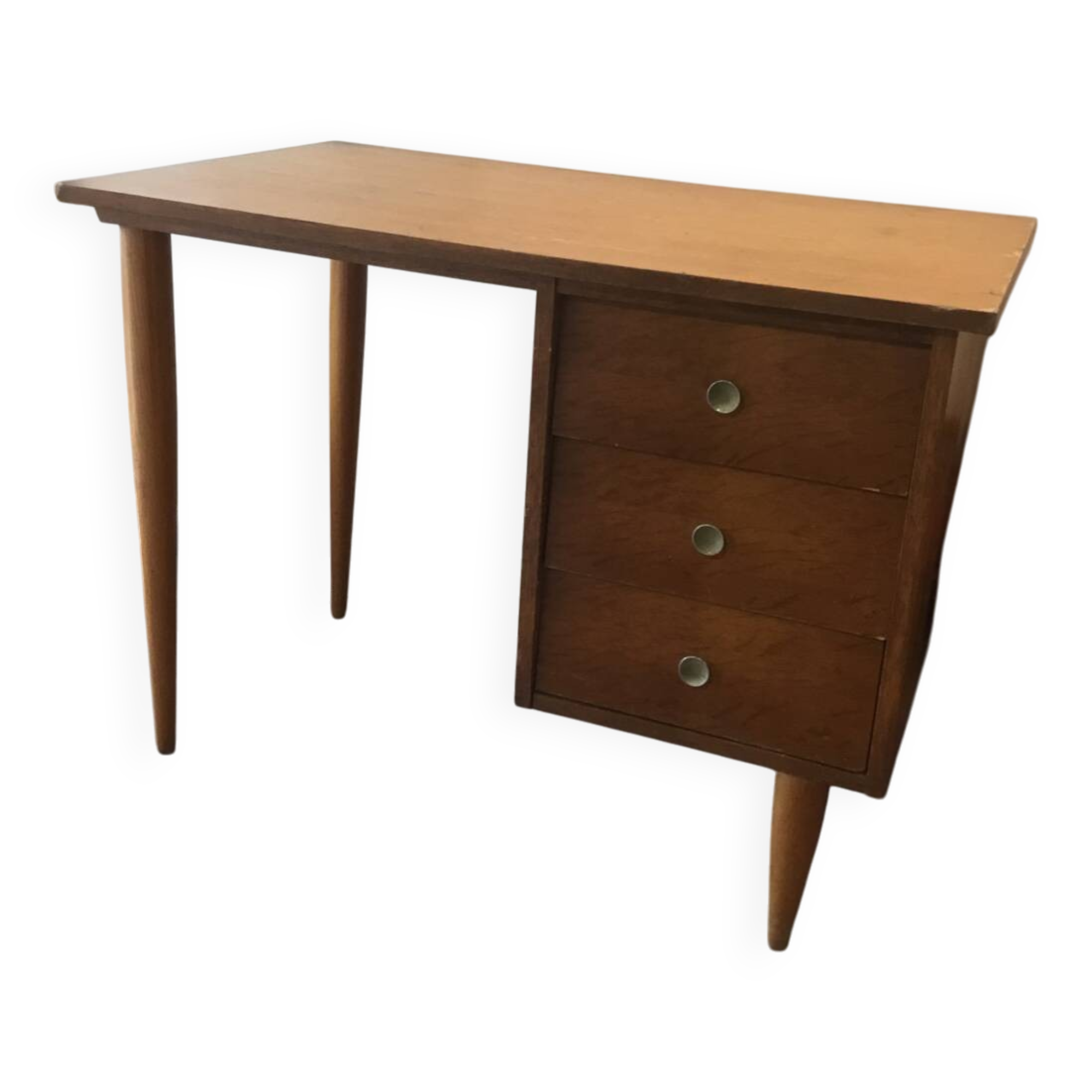 Bureau scandinave années 60 pieds compas