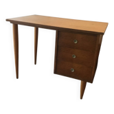 Scandinavian desk from the 1960s with compass legs.