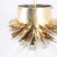 Radiant glass tube chandelier. Contemporary design.