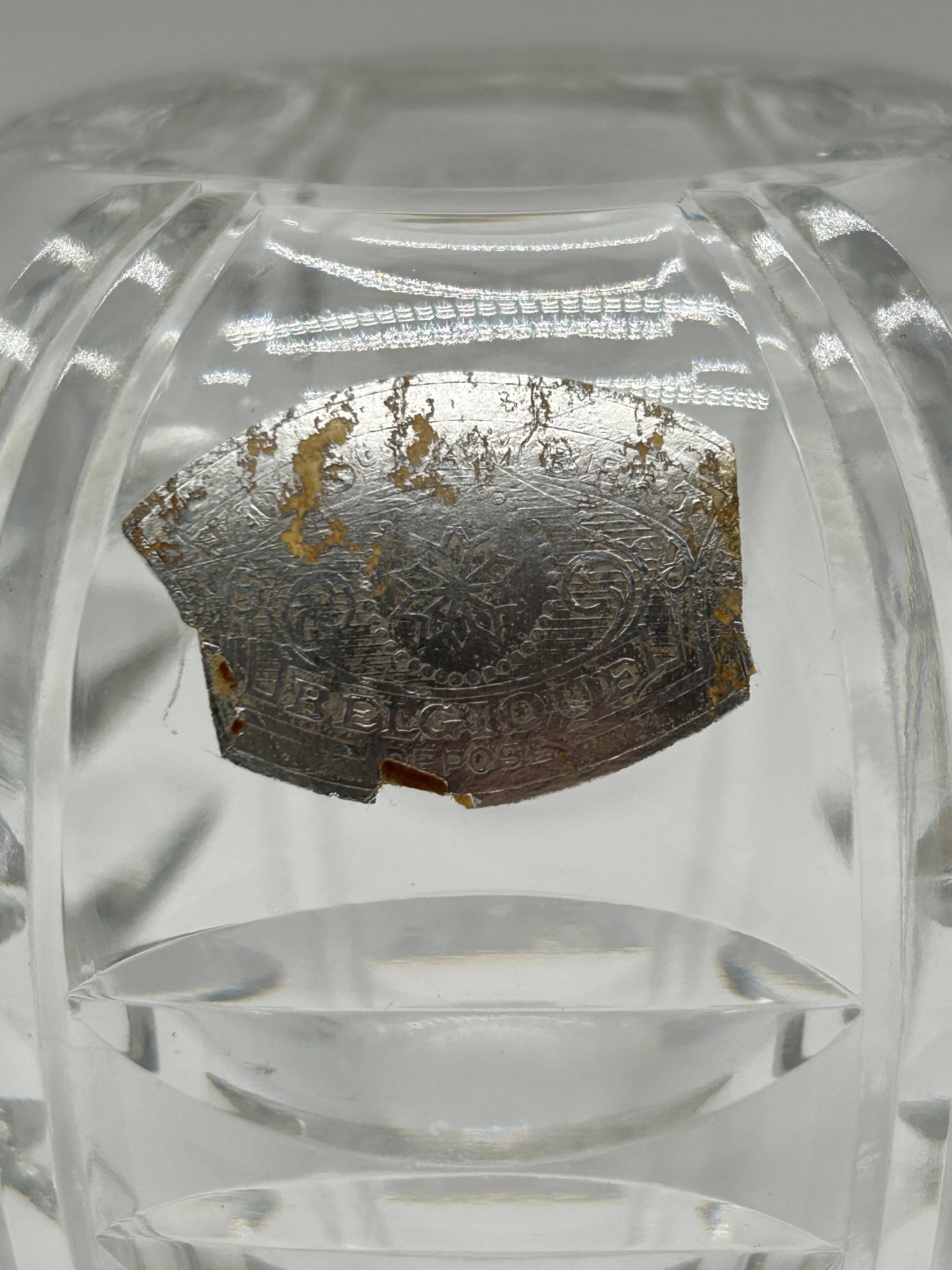 Val saint-lambert crystal vase "redex"