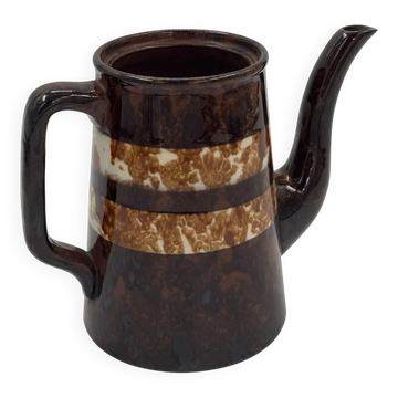 Cafetière en céramique style campagne française vintage