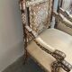 Syrian walnut armchairs inlaid with mother-of-pearl