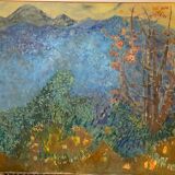 Painting signed Hélène Marion