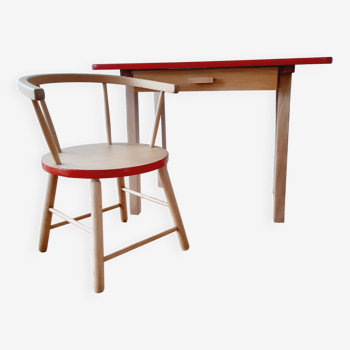 Vintage children’s desk and chair