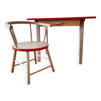 Vintage children’s desk and chair