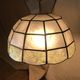 Suspension en nacre et laiton vintage