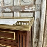 Pair of Louis XVI mahogany bedside tables