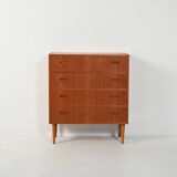 Scandinavian chest of drawers, 1950s–60s, teak