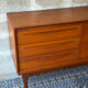 Vintage Scandinavian teak sideboard, 1960.