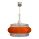 Transparent plastic space age lustre with orange band from the 70s.