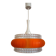 Transparent plastic space age lustre with orange band from the 70s.