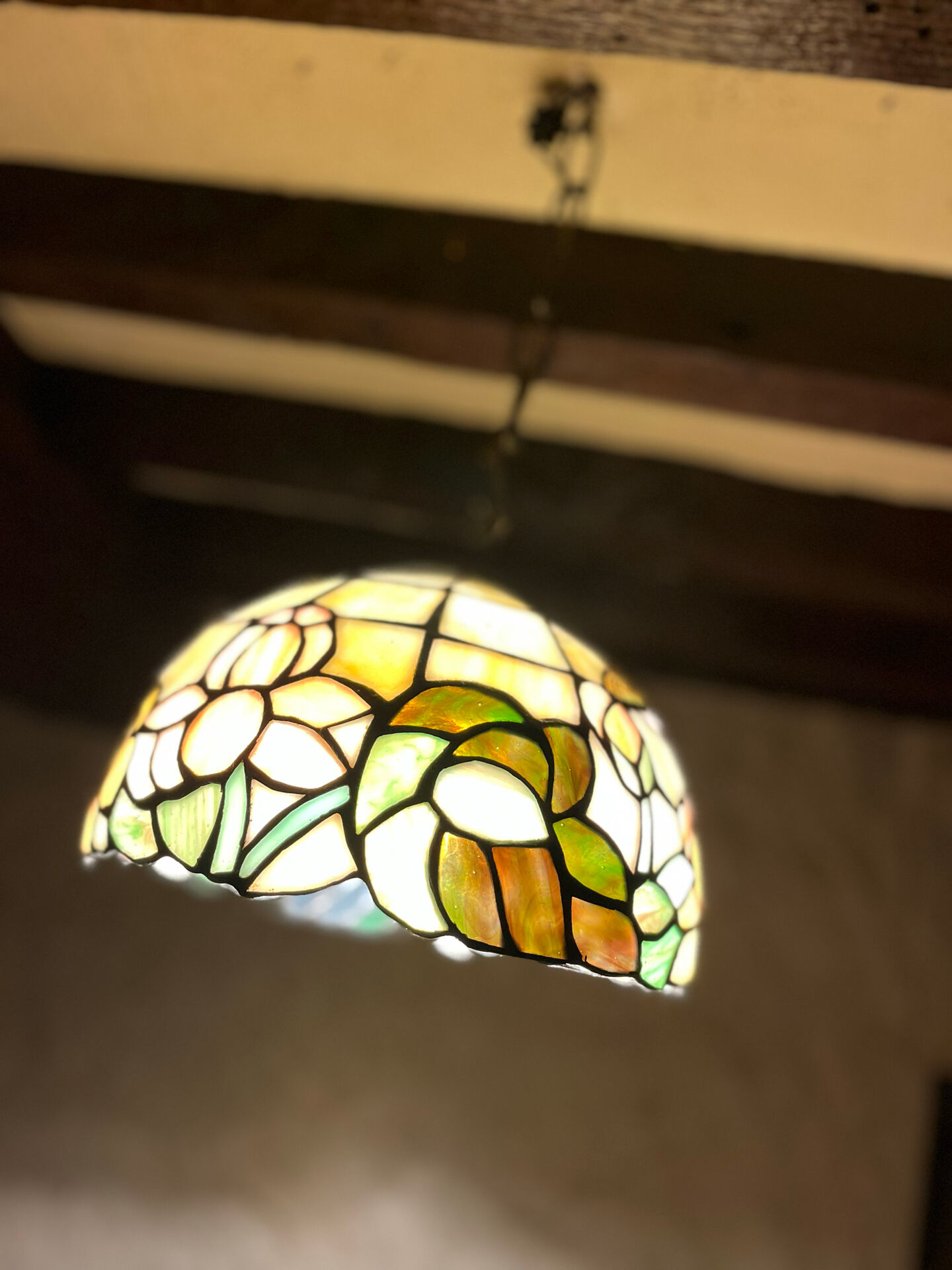 Suspension et applique style Tiffany