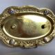 Small brass tray with cloisonné enamel.