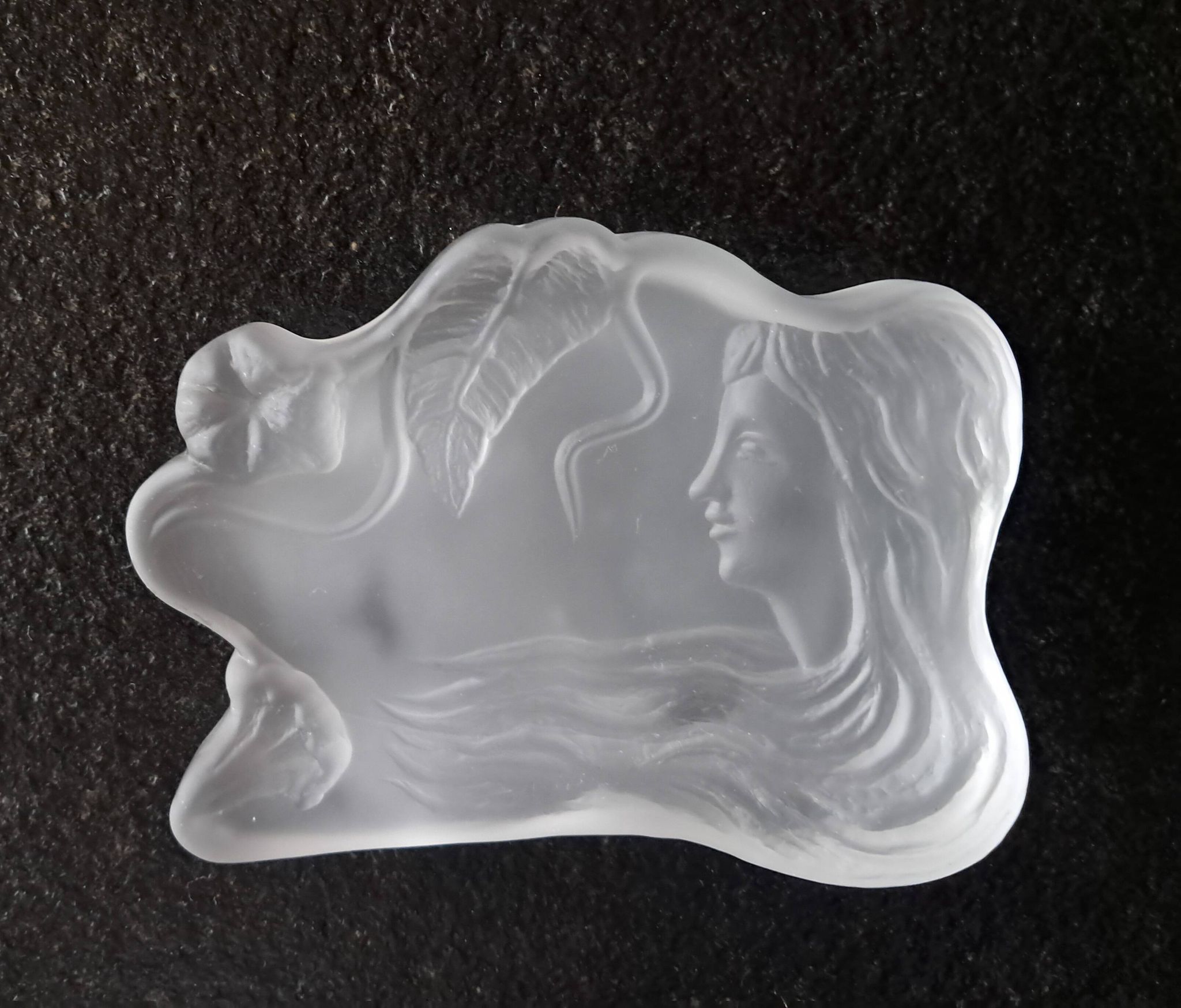 Rare sculpture Art Deco / plat à anneaux