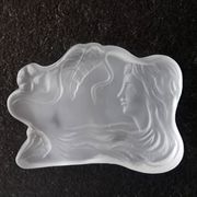 Rare sculpture Art Deco / plat à anneaux