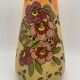 Legras Art Nouveau vase in enameled glass with flower decoration