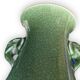 Vase en céramique craquelée verte anses éléphant Chine XXeme