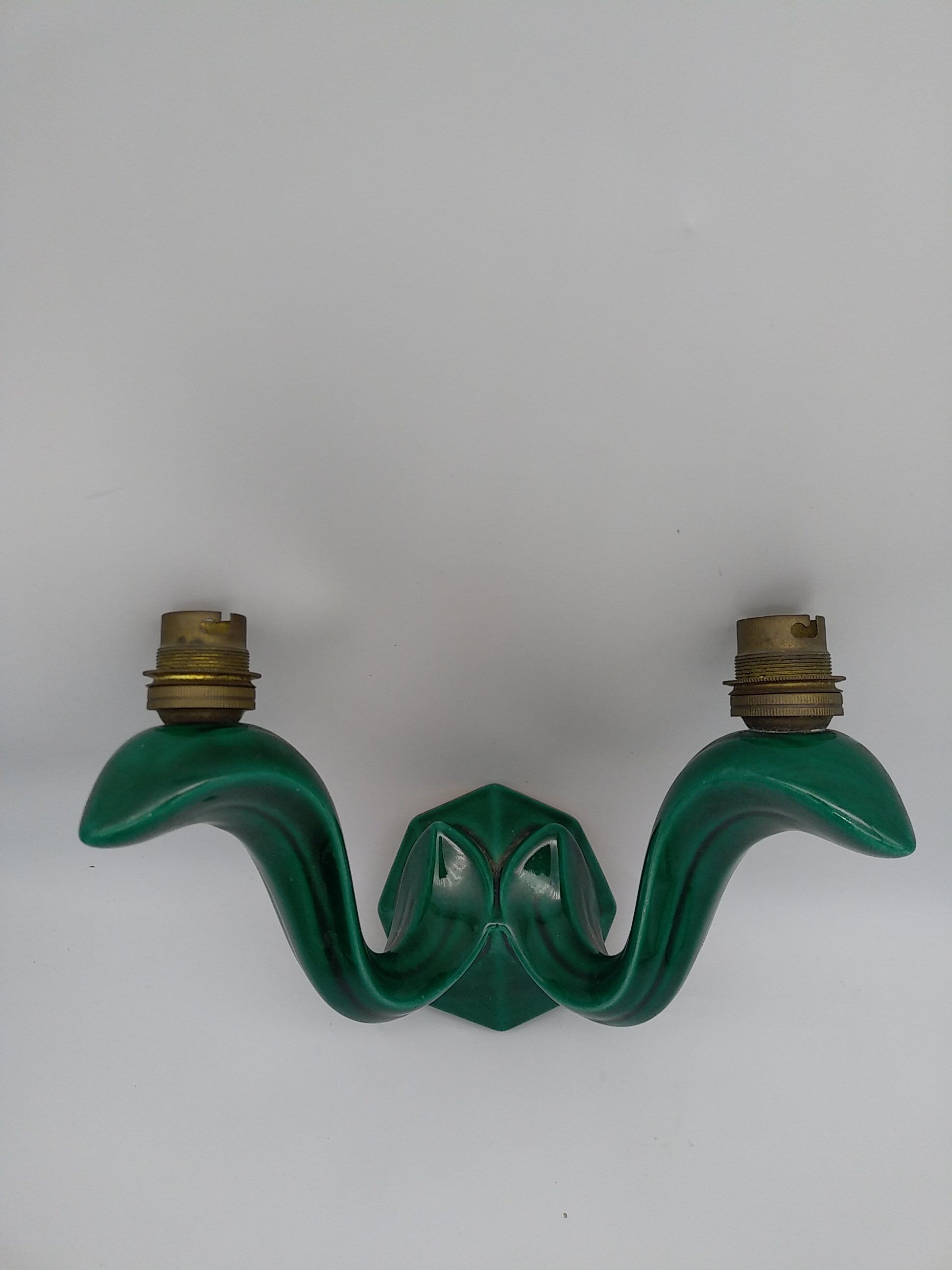 3 art deco wall lamps