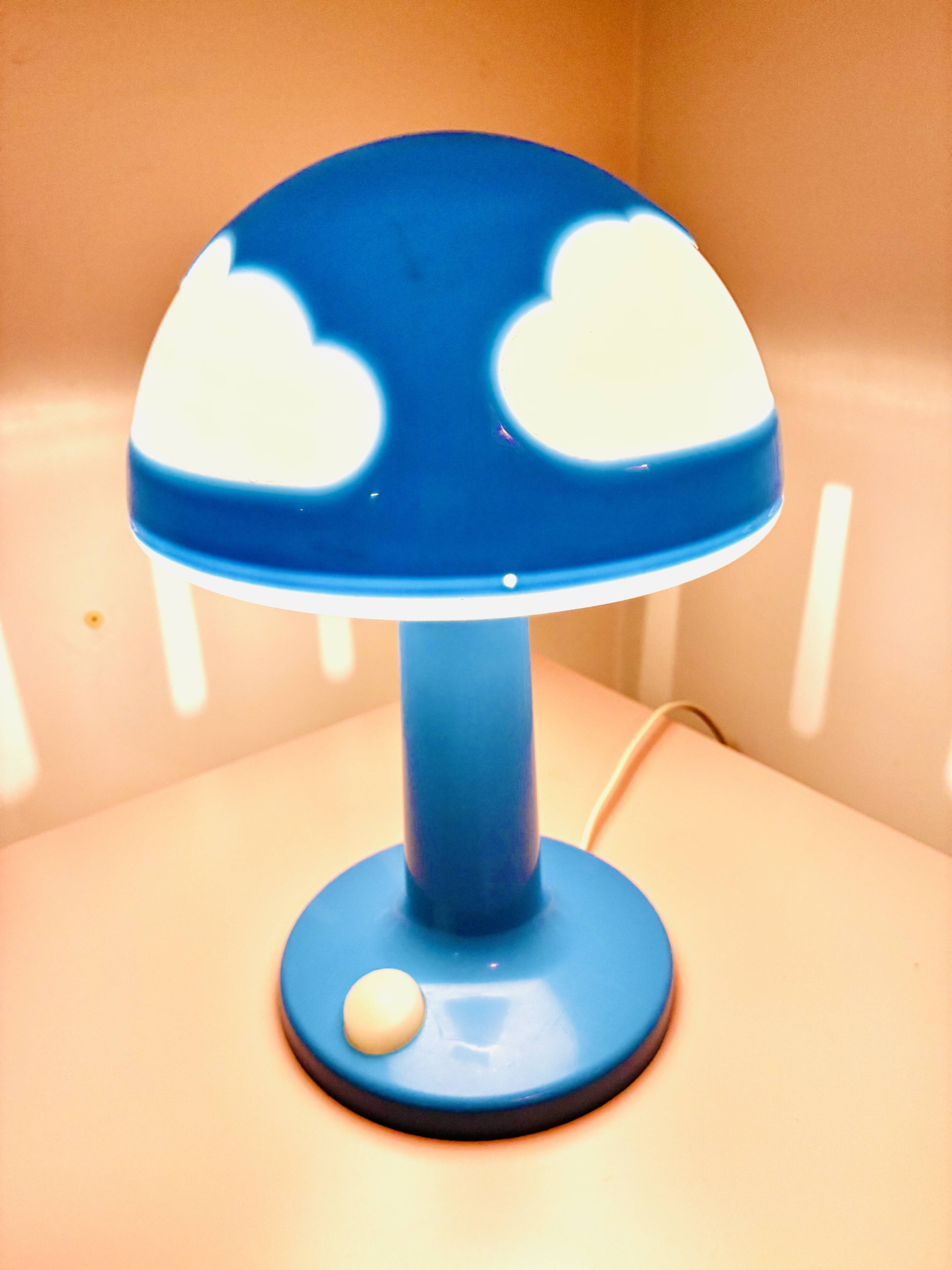 Blue cloud lamp IKEA Skojig