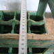 Green wooden bottle case