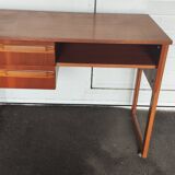 Vintage desk 1970 two drawers Scandinavian style