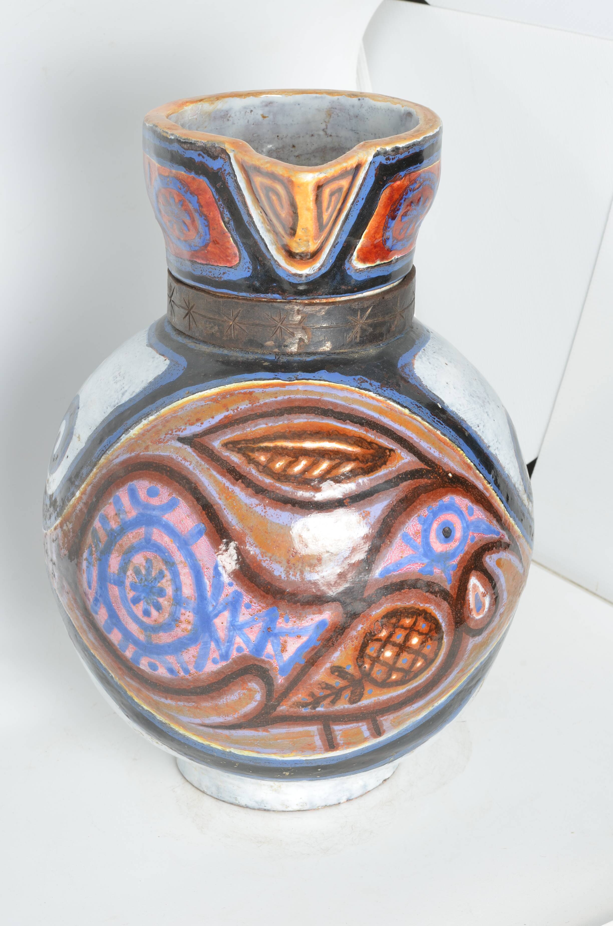 Jacques Poussine ceramic jug