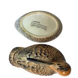 Earthenware terrine – Rare woodcock by Michel Caugant