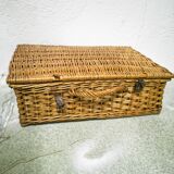 Wicker suitcase