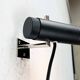 Mid-century minimalist wall lamp attributed to Egon Eiermann for Beisl, 1960s.