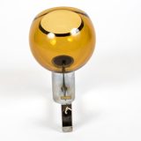 Wall lamps in chromed metal and glass by Archimède Séguso