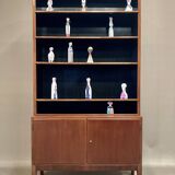Large modular bookcase Scandinavian design 1950.