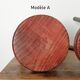 Tabouret en bois tripode