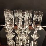 6 champagne flutes