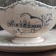 French antique sauce boat made for the Expo Paris 1900, from A. Lebacqz Bouchart
