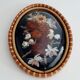 Domed frame dried flowers 50s 60s