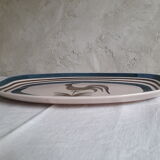Longchamp sandstone dish with 70s rooster decorations
