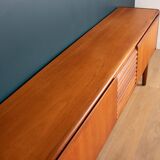 Retro Long Teak 1960s White & Newton Sideboard