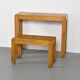 Bureau-console en pin massif, Courchevel vers 1970