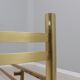 Vintage golden brass bed frigerio 1970s