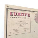 Vintage map Europe 98x74cm