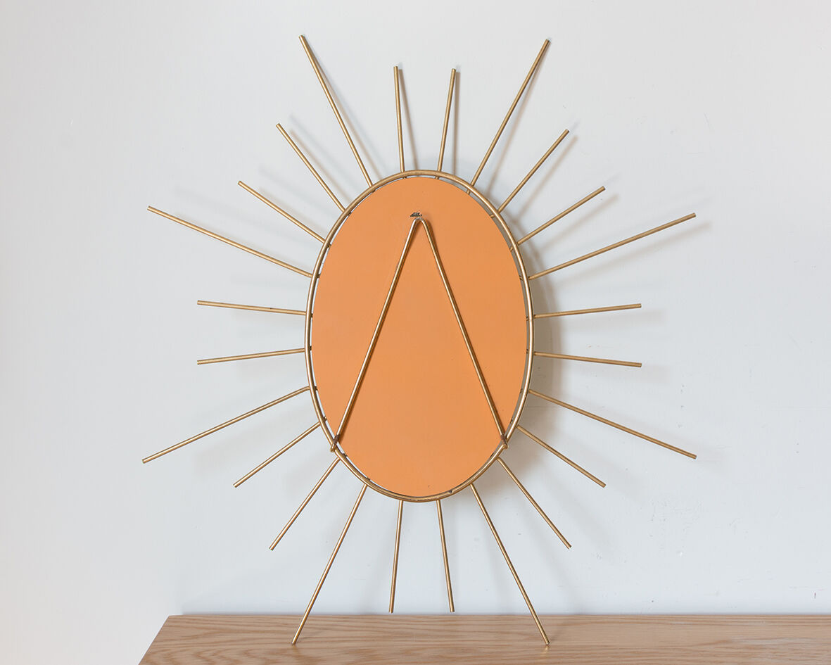 Sun Mirror 60s 37x40cm
