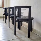 Vintage Niels Jorgen Haugesen String chairs for Tranekaer, Denmark 1980s